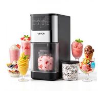 VEVOR Máquina para Hacer Helados 800 W, Heladera Casera con 7 Modos Preestablecidos, 2 Vasos de 0,5 L, Función de Mezcla con Un Solo Toque, para Preparar Gelato, Sorbete, Batido, Yogur Helado