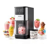 VEVOR Máquina para Hacer Helados 800 W, Heladera Casera con 7 Modos Preestablecidos, 2 Vasos de 0,5 L, Función de Mezcla con Un Solo Toque, para Preparar Gelato, Sorbete, Batido, Yogur Helado