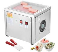 VEVOR Máquina para Hacer Helados Plancha para Helados Enrollados 28 x 24 x 2 cm