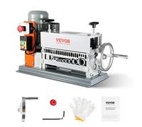 VEVOR Máquina Pelacables Automática de Hierro Fundido 370 W Pelacables Eléctrico Motorizado de 1,5-36 mm Pelacables de 27 m/min con Manivela Manual Extra 11 Canales para Reciclaje de Chatarra de Cobre