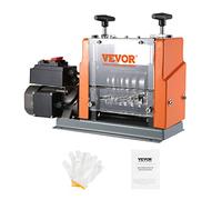 VEVOR Máquina Pelacables Automática de Hierro Fundido 60 W Pelacables Eléctrico Motorizado de 1,5-25 mm Pelacables con Referencia de Profundidad de Pelado Visible, 6 Canales Redondos y 1 Canal Plano