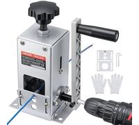 VEVOR Máquina Pelacables Manual 1,5-30 mm de Diámetro, Pela Cables con Manivela o Taladro, Herramienta para Pelar Cables de Cobre, Marco Q235 de Alta Resistencia para Recolectar Chatarra de Cobre