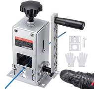 VEVOR Máquina Pelacables Manual 1,5-30 mm de Diámetro, Pela Cables con Manivela o Taladro, Herramienta para Pelar Cables de Cobre, Marco Q235 de Alta Resistencia para Recolectar Chatarra de Cobre