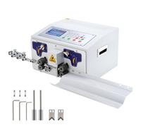 VEVOR Máquina Peladora de Cables Automática de 300 W, Peladora de Alambre Computarizada con Longitud de Corte de 100.000 mm, Máquina Pelacables de 50 Hz con Pantalla LCD para Cables de PVC y Silicona