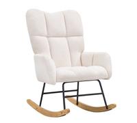 VEVOR Mecedora para habitación de niños, capacidad de 250 libras, tela de peluche, mecedora