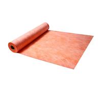 VEVOR Membrana Impermeable de Polietileno 1 x 30 m 30,2 m² Espesor de 0,5 mm, Lámina Impermeabilizante 1 Rollo, Tela no Tejida de 2 Capas, Membrana para Ducha para Azulejo, Cerámica, Pared, Naranja