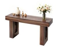 VEVOR Mesa Consola de Estilo Rústico, Mesa de Entrada Rectangular Estrecha Fabricada en Aglomerado, Ideal para Recibidor, Dormitorio, Sala de Estar, Vestíbulo, Color Marrón, 160 x 35 x 85 cm