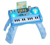 VEVOR Mesa de Aprendizaje para Niños Más de 6 Meses, Mesa de Actividades de Aprendizaje con Temática Espacial, Proyector de Estrellas con Luz Suave y Más de 133 Fuentes de Sonido, Pilas No Incluidas