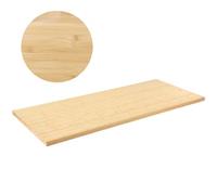 VEVOR Mesa de bambú, 70.9" x 29" x 1.5", capacidad de carga de 330 libras, escritorio universal de bambú sólido de una sola pieza para marco de escritorio eléctrico de altura ajustable, encimera recta