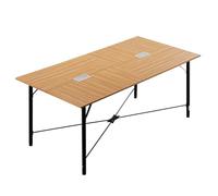 VEVOR Mesa de Conferencias Moderna, para 6-8 Personas, Rectangular, Mesa de Reuniones Multiusos con Patas de Metal para Oficina, Sala de Conferencias, Soporta hasta 68 kg, 1800 x 900 x 750 mm