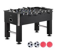 VEVOR Mesa de futbolín, mesa de futbolín de tamaño estándar de 1400x745x880 mm mesa de futbolín de tamaño completo para interiores para hogar, familia y sala de juegos, incluye 4 bolas y 4 portavasos