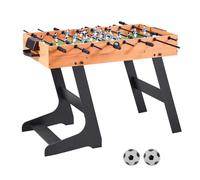 VEVOR Mesa de Futbolín Plegable, Tamaño Estándar, Ideal para Interiores, Hogar, Familia y Sala de Juegos, Juego de Fútbol Resistente, Incluye 2 Pelotas, 1065 x 605 x 810 mm, para 2 a 4 Jugadores