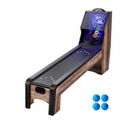 VEVOR Mesa de Juego Arcade Clásica, con Marcador Electrónico LED, Sonido, Retorno Automático de Bolas para Sala de Juegos Recreativa para Adultos y Niños, 4 Bolas Incluidas, 2710 x 620 x 1540 mm