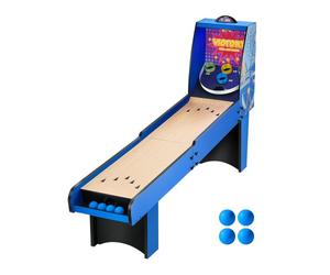 VEVOR Mesa de Juego Arcade con Marcador Electrónico, Sonido, Retorno Automático de Bolas para Adultos, Niños, Sala de Juegos de Recreación Familiar, 4 Bolas Incluidas, 2340 x 487 x 1400 mm, Azul