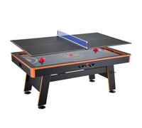 VEVOR Mesa de Juegos Combinada de Hockey de Aire, Ping Pong y Uso Diario | Para Sala de Juegos Familiar, Multifuncional, Ahorra Espacio, Estable y Duradera, Accesorios Completos, 203,5x109,5x81,2 cm