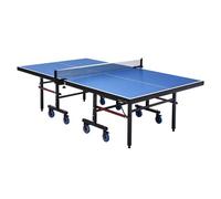 VEVOR Mesa de Ping Pong para Juegos de Tenis de Mesa Profesional, Mesa de Tenis de Mesa Plegable portátil de Interior de MDF, con Red de sujeción rápida y Ruedas con Cerradura, bandejas de 25 mm