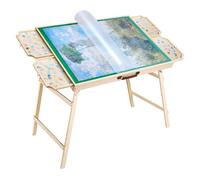 VEVOR Mesa de rompecabezas de 1500 piezas con 4 cajones ajustables Tilt de 6 ngulos 34x25 pulg.