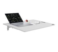VEVOR Mesa plegable montada en la pared, mesa plegable de 31.5 x 23.6 pulgadas, mesa flotante con soporte de hierro, escritorio de pared plegable para espacios pequeños, oficina en casa, comedor,