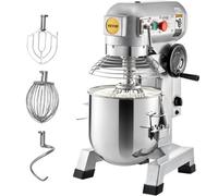 VEVOR Mezclador de Alimentos 28,5 L Batidora Amasadora 1100 W Robot de Cocina Mezcladora Amasadora 90 kg Velocidades Robot de Cocina Amasadora Automática Multifuncional Robot de Cocina Amasadora
