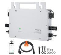 VEVOR Micro inversor conectado a red solar potencia máxima 800W impermeable IP67