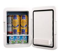 VEVOR Mini Frigorífico Cosmético 10 L 12 Latas de 330 ml Mini Refrigerador Portátil Modo de Frío y Calor Temperatura de 18°C/50°C Frigorifico Pequeño para Alimentos Bebidas Medicinas Cosméticos, Negro