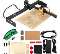 VEVOR Mini Grabador Láser 270 x 440 mm 5,5W Máquina de Grabado de Escritorio Compatible con Windows7/8/10/11, iOS/Android Máquina de Grabado CNC para Papel, Madera, Cuero, Tela, Plástico, Acrílico