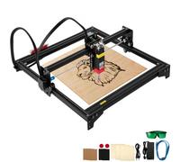 VEVOR Mini Grabador Láser 410 x 400 mm 5,5W Máquina de Grabado Lláser Compatible con Windows7/8/10/11 Máquina de Grabado CNC para Grabar Papel, Madera, Cuero, Tela, Plástico, Acrílico