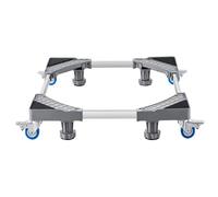 VEVOR Soporte Regulable para Lavadora Mini Nevera Carga 181 kg 4 Ruedas