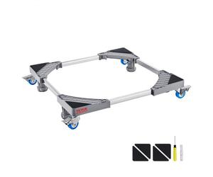 VEVOR Mini Soporte para Nevera Carga 181 kg Mueve Muebles Base Universal Móvil para Lavadora 4 Ruedas Giratorias Bloqueables Base para Frigoríficos, Secadoras, Lavadoras