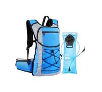 VEVOR Mochila de Hidratación Aislada de 15 L con Vejiga de Agua de TPU de 3 L, Mochila para Correr Mochilas de Senderismo para Ciclismo Correr Viaje Negro, para Hombres y Mujeres, 470 x 290 x 130 mm
