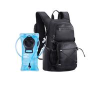 VEVOR Mochila de Hidratación Aislada de 25 L con Depósito de Agua de TPU de 2 L, con Almacenamiento para Hombres y Mujeres, para Senderismo, Carrera, Ciclismo, Acampada, Negro, 480 x 280 x 190 mm