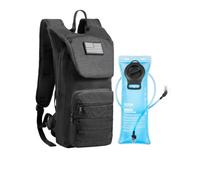 VEVOR Mochila de Hidratación Táctica de 3 L con Depósito de Agua de TPU Negro
