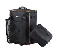 VEVOR Mochila de Soldadura de 33 L con Bolsa Aislante y Funda para Casco, Poliéster 600D, para Herramientas y Casco, para Guardar Equipo de Soldadura, Acampada y Senderismo, 360 x 210 x 475 mm