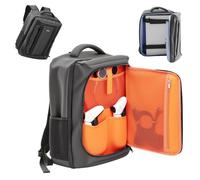 VEVOR Mochila PS5, Bolso de Hombro Doble de 450 x 100 x 360 mm para PlayStation 5 y PS5 Slim de Nailon Impermeable con Forro Interior Suave, Divisores Acolchados y Asa de Transporte, Color Negro