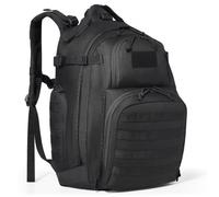 VEVOR Mochila Táctica de Viaje 40 L con Diseño Molle y Acolchado de Esponja, Bolsa de Viaje Militar Mochila Militar Bolsa de Equipo Mochila para Aventuras al Aire Libre, Senderismo, Caza, Negro
