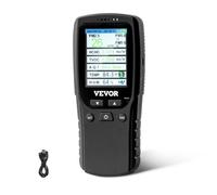 VEVOR Monitor de Calidad del Aire 8 en 1 para Probar Profesionalmente PM1.0/2.5/10, HCHO, TVOC, AQI, Temperatura, Humedad, Sensor de Calidad del Aire con Umbrales de Alarma para Interior y Exterior