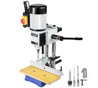 VEVOR Mortajadora de Cinceles Huecos 370W con Juegos de Brocas de Cincel para Trabajar La Madera Se Puede Utilizar Mortajadora vertical, para Procesar Productos de Madera y Materiales Metálicos