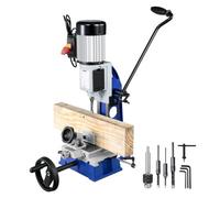 VEVOR Mortajadora De Mesa, 1/2 HP, 1700 RPM, Taladro De Columna Con Banco De Trabajo Móvil, Mortajadora Hueca, Para Perforar Agujeros Redondos, Cuadrados O Cuadrados Especiales En Madera