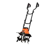 VEVOR Motoazada Eléctrica 1200 W, 36 cm de Ancho de Trabajo, Profundidad de 22 cm, Mango Plegable, Cuchillas Escarificadoras, Interruptor de Seguridad, Motocultor Cultivadora para Jardín Huerto Césped