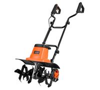 VEVOR Motoazada Eléctrica con Ruedas 1500 W, Ancho de Trabajo de 45 cm, 4 Profundidades Ajustables de Cultivar, Mango Plegable, Interruptor de Seguridad, Cobre, Motocultor para Jardín Huerto Césped
