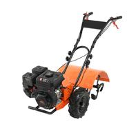 VEVOR Motocultor Térmico con Motor de Gasolina de 212 CC de 4 Tiempos con 4 Púas Traseras de Acero Ajustables Ruedas Cultivador de Suelo Fácil Instalación para Jardines de Vegetales Campos de Labranza