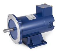 VEVOR Motor CC 1/2 HP Motor de imán permanente Velocidad nominal 1750 RPM Motor eléctrico 90 V Carcasa azul Fácil de instalar para industria ligera, textil, química, impresión