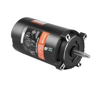 VEVOR Motor de Bomba de Piscina de 1 HP 56J 115 V (9,8 A)/230 V (4,9 A) 3450 RPM factor de trabajo 1,4 Condensador de 90 µF/250 V Motor de Repuesto con Brida Giratoria Redonda CCW para Piscinas