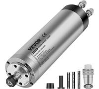 VEVOR Motor de Husillo Refrigerado por Agua de 1,5 kW Motor de Husillo CNC de Alta Velocidad, 4 Rodamientos, 8.000-24.000 r/min, 400 Hz, para Máquinas de Grabado, Fresado, Rectificado