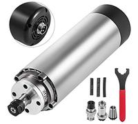 VEVOR Motor de Husillo Refrigerado por Aire de 1,5 KW Fresado, Motor de Husillo Refrigerado por Viento de 220 V, Motor de Giro Refrigeración por Aire 400 Hz Diámetro de 65 X 205 mm de Alta Potencia