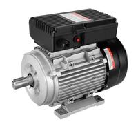 VEVOR Motor eléctrico 1.1KW 2800 rpm, AC 220~240V 7.1A, 90S, marco B3, motor de compresor de aire monofásico, eje con llave de 24 mm, rotación CW/CCW para maquinaria agrícola y equipos generales