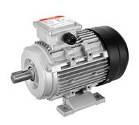 VEVOR Motor eléctrico 1.5KW 3000 rpm, AC 230V/400V 9.5A/3.5A, 90L, marco B3, motor compresor de aire trifásico, eje con llave de 24 mm, rotación CW/CCW para maquinaria agrícola y equipos generales