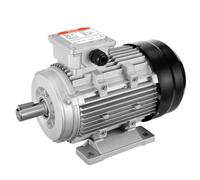 VEVOR Motor eléctrico 2.2KW 2890 rpm, AC 400V 4.7A, 90L, marco B3, motor compresor de aire trifásico, eje con llave de 24 mm, rotación CW/CCW para maquinaria agrícola y equipo general