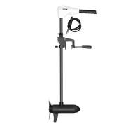 VEVOR Motor Eléctrico de Arrastre 25 kg de Empuje Motor Fuerabordas para Barco Montado en Espejo de Popa 12 V Eje de 76,2 cm 8 Velocidades con Indicador de Batería para Kayaks en Agua Dulce Salada