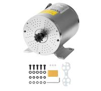 VEVOR Motor Eléctrico sin Escobillas de CC 1800 W, Motor Eléctrico para Karts 48 V y 4500 RPM, Motor Eléctrico para Motos de Cross, Scooters y Bicicletas Eléctricas, Carga 150 kg, 134 x 107 x 112 mm